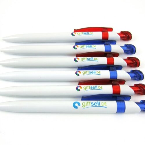 Kunststoff-Kugelschreiber bedrucken Full-Color