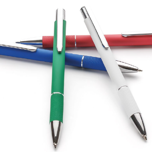 Soft-Touch Metallkugelschreiber mit Gravur | MODELL ZO