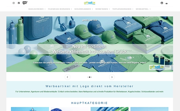 giftSELL Hauptseite